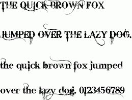 How to install fonts : Tattoo Font Bleeding Cowboy Tattoo