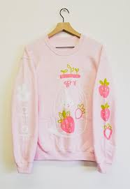 Strawberry Milk Sweater Ohmonah Soft Clothes Anime Inspired Outfits Kawaii Fashion Outfits High quality strawberry milk gifts and merchandise. strawberry milk sweater ohmonah