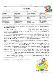 Adults Daily Routine Daily Routine Worksheet Printable Worksheets Daily Routine