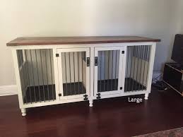 Kennels, playpens, dog runs, fencing, and dog houses exist to offer your pet a safe and secure play advantek original pet gazebo outdoor dog kennel. Double Dog Crate Furniture