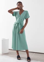 Pdp Midi Dress Wrap Dress Dresses