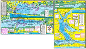 topographical fishing map of lower laguna madre with gps hotspots