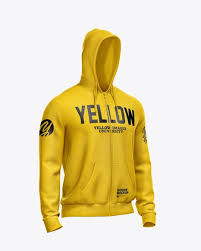Men S Full Zip Hoodie Mockup Half Side View In Apparel Mockups On Yellow Images Object Mockups In 2020 Hoodie Mockup Clothing Mockup Hoodies