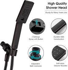 You do get what you pay for. Buy Bright Showers Handheld Shower Head High Pressure Bronze Shower Heads With Handheld Spray Square Shower Wand 3 Spray Settings Oil Rubbed Bronze Online In Turkey B07fpkd3wc