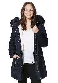 Tesco Direct F F Padded Hooded Shower Resistant Parka Fashion Clothes Fashion Outfits