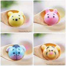 當卡通人物亂入食物 天哪誰捨得吃維尼熊湯圓 cute food sweet dumplings cute baking