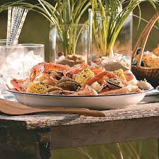 Grilled salmon salad with lime, chiles and herbs could be good for saturday night. 35 Recipes To Make For A Classic American Clambake Taste Of Home