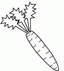 It's large enough to print on a full sheet of paper and is easy to color. Carrot Coloring Pages Coloring Home