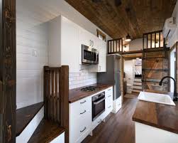 The tiny house kitchen features butcher block counters, soft close cabinets, a 10 cu.ft. The Top 7 Amazing Tiny Homes We Ve Seen This Year