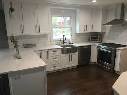 Stainless Steel Appliances And Farm Sink Oil Rubbed Bronze Hardware And Lighting Kitchen Design Kitchen Remodel Rubbed Bronze Kitchen
