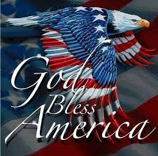 Godbless America God Bless America I Love America American Flag