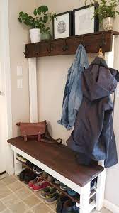 Coat Rack And Shoe Bench Http Ift Tt 2it4m2d Shoe Storage Bench Entryway Diy Entryway Bench Entryway Bench Storage