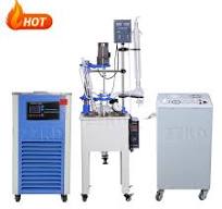 1-10L Single-Layer Distillation Glass Reactor Agitator