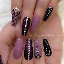 See market price, inspect link, wear preview and collection info for each item. Theglitternail Get Inspired On Instagram Purple Mauve Dark Purple And Black Wit Purple Glitter Nails Black And Purple Nails Dark Purple Nails