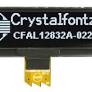 128x32 dot matrix OLED display from www.crystalfontz.com