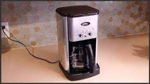 Check the reservoir and make sure there is water in it. Enhance The Life Of Your Cuisinart Coffee Maker By Descaling It Regularly