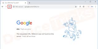 It has error code 404. How To Fix The 404 Page Not Found Error Device Tricks