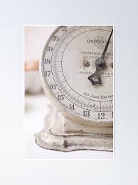 Small vintage kitchen scale gray. For The Baker Vintage Kitchen Scale Poster By Peanutroaster Redbubble