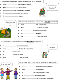 Exercice en ligne pour apprendre la conjugaison des verbes du 1er groupe, 2ème groupe et 3ème groupe au présent de l'indicatif destiné aux enfants de cm1. Conjugaison Cm1 Monsieur Mathieu
