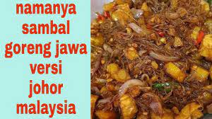 1/4 kg krecek/kerupuk kulit 15 buah tahu kulit potong sesuai selera 1/4 sambal goreng adalah masakan asli nusantara yang digemari banyak orang. Resep Sambal Goreng Jawa From Johor Malaysia Youtube