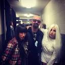 Judas Priest - Rob with Lady Gaga and Lady Starlight last night ...