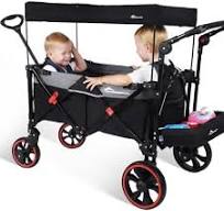 Amazon.com: EVER ADVANCED Carros plegables para dos niños y ...