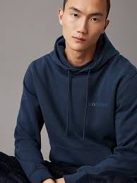 Calvin klein grey hoodie mens best sale
