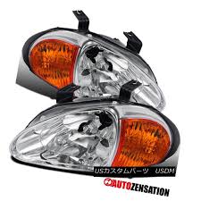 ヘッドライト フィットホンダ93-97デルソルクロームクリアヘッドライト内蔵2 in 1コーナーランプ Fit Honda 93-97 Del Sol  : USパーツ取り扱い専門店 USDM - 通販 - Yahoo!ショッピング