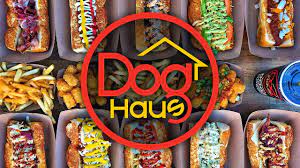 It is an icon with title down triangle. Dog Haus Fast Casual Nation Youtube