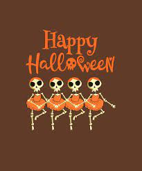 Maybe you would like to learn more about one of these? Happy Halloween Skeleton Dancing Ballet Tshirt Digital Art By Felix