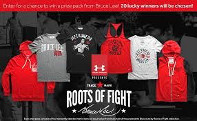 Under Armour Presents Bruce Lee By Roots Of Fight Sweepstakes Bruce Lee Roots Of Fight Bruce