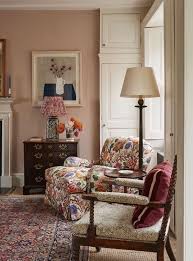 Diwali Home Decor Ideas Pink Walls British Designer Ben Pentreath Over The Course Of Five Years Ben Directed The Ren In 2020 Interior House Interior Living Room Diy