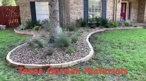 Using river rocks when landscaping is no different from using ocean rocks; Front Yard Landscape Makeover With River Rock And Stone Landscape Edging Houston Tx 77407 Youtube