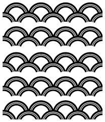 Wall art has usually continued to be a unique part in the art field that has always been a great thing to the majority of houses. Art Deco Pattern Wall Decal Contemporary Wall Decals By Dana Decals Houzz