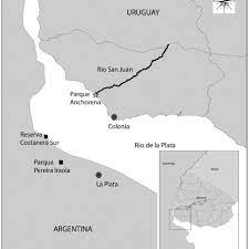 Argentina and uruguay experienced a conflict over the construction of pulp mills on the uruguay river. Mapa De La Costa Platense De Uruguay Y Argentina Donde Pueden Verse Las Download Scientific Diagram