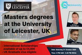 Free Online January Start Masters Degrees At The University Of Leicester Uk University Of Leicester Webinar Gotouniversity