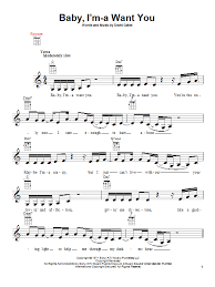 Baby I M A Want You By Bread Ukulele Guitar Instructor