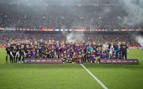 Nearest rival real madrid trail one point behind barca. La Liga Champions