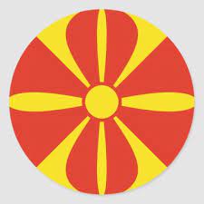 Liechtenstein, lithuania, luxembourg, macedonia map contour and national flag in a circle. North Macedonia Fisheye Flag Sticker Zazzle Com Custom Stickers Macedonia Flag Personalized Custom