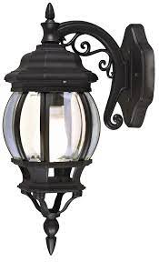 Blooma Canterbury Black External Wall Light Departments Diy At B Q Wall Lights Wall Lights Diy Outdoor Wall Lighting