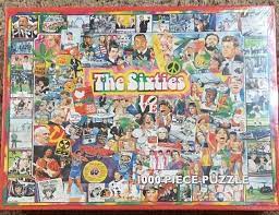 White mountain 1000 piece jigsaw puzzle i love canada charlie girard. White Mountain Puzzles The Sixties 1000 Piece Jigsaw Puzzle Puzzles Toys Games Urbytus Com