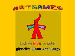 Informational And Creative Games Form An Art Museum Easy Art Lessons Art Sub Lessons Interactive Art