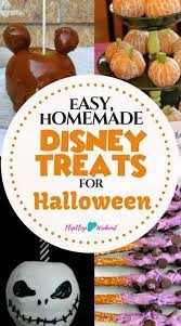 10 Easy To Make Disney Halloween Treats Disney S Halloween Treat Halloween Treats Disney Treats