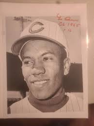 Leo Cardenas Autographed 8x10 Photo With Multiple Inscriptions 1965 G.G.  #16