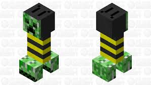 View, comment, download and edit bee minecraft skins. Creeper In A Bee Costume Minecraft Mob Skin