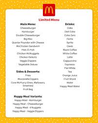 Including big mac, mcnuggets, mcrib, dollar menu, mccafé cinnamon cookie latte, donut sticks and more! Mcdonald S Preston On Twitter As Of Tomorrow Morning At 11am Our Restaurants In Leyland Deepdale Capitolcentre Chorley And Riversway Will Be Open For Drive Thru Orders Only We Advise You View