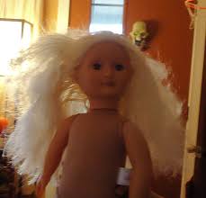 I just did this and it actually works. Tutorial How To Fix Frizzy Doll Hair The Frugal Crafter Blog