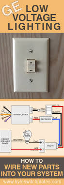 With led, 1.5v down (no. Kyle Switch Plates How To Replace A Low Voltage Ge Switch Relay Install Tips