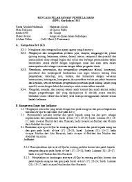 Silabus al quran hadits kelas x ma kurikulum 2013 download 2. Rpp Al Quran Hadis Kelas Xi Kurikulum 2013