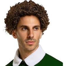 Amazon.com: 70s Brown Afro Disco Brothers Wig Costume Dustin Brothers  Costume Wig